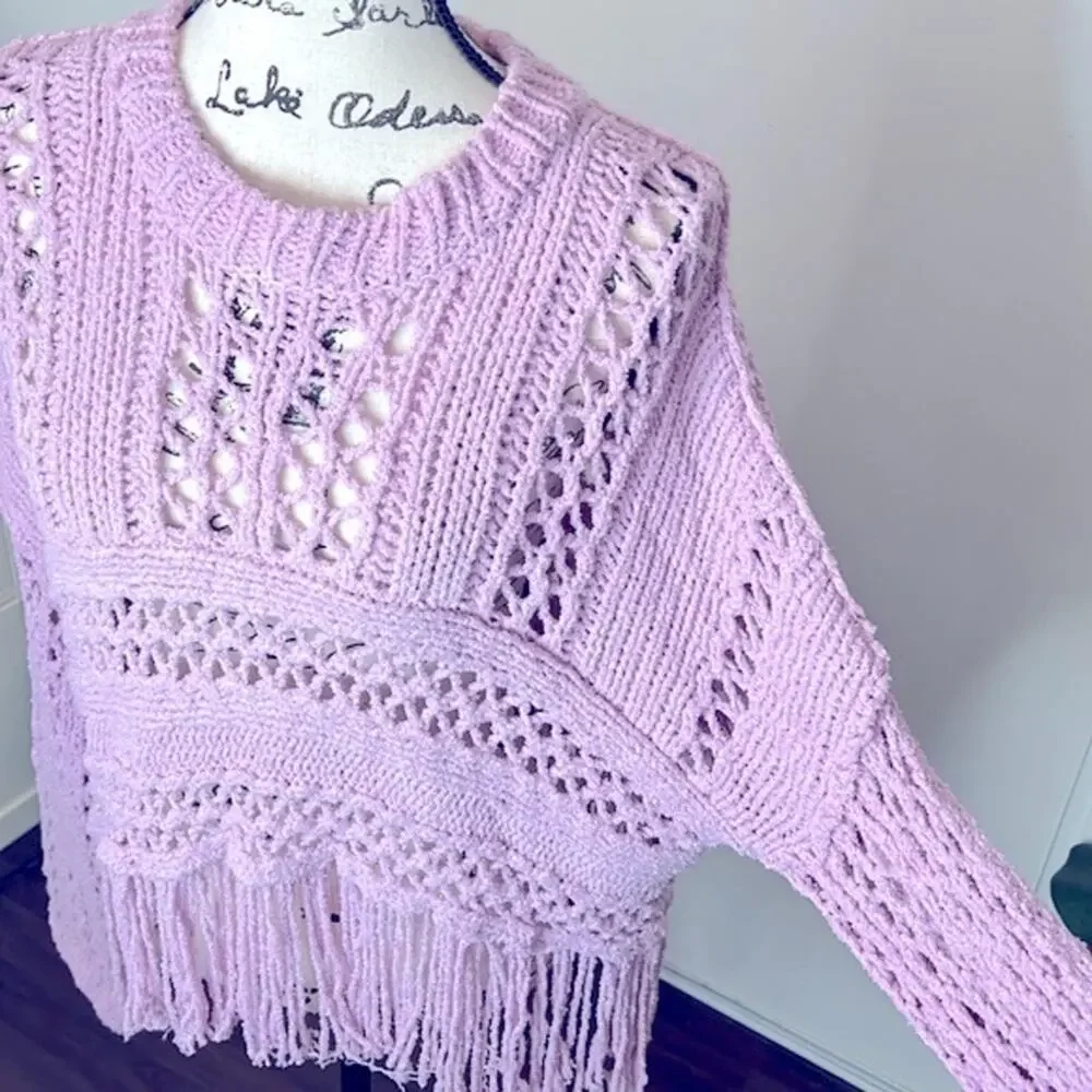 Free People Higher Love Pullover Sweater size Medium